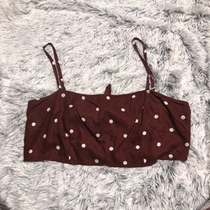 TOPSHOP Cropped Tank Top